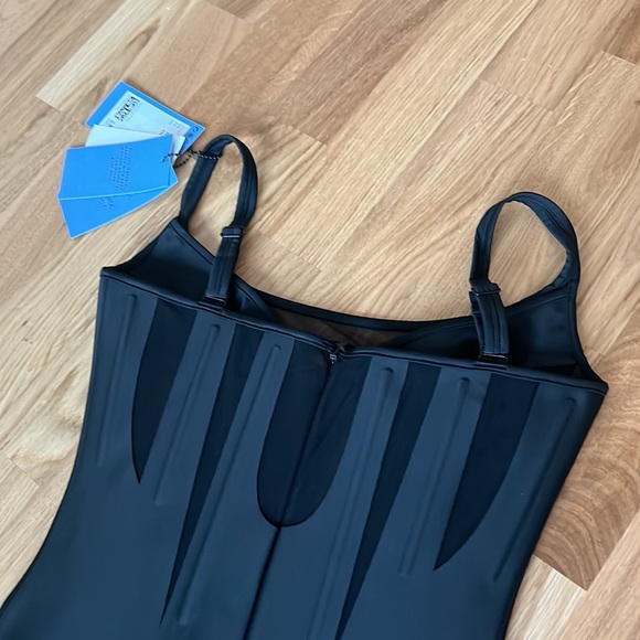 NWT H&M x Mugler Corset-style Mini Dress